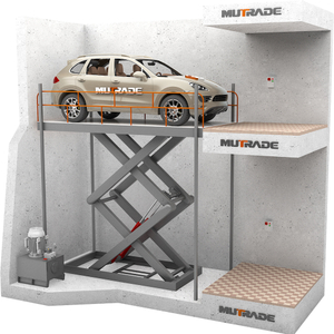 S-VRC - 맞춤형 가위형 차고 엘리베이터 차량 리프트 