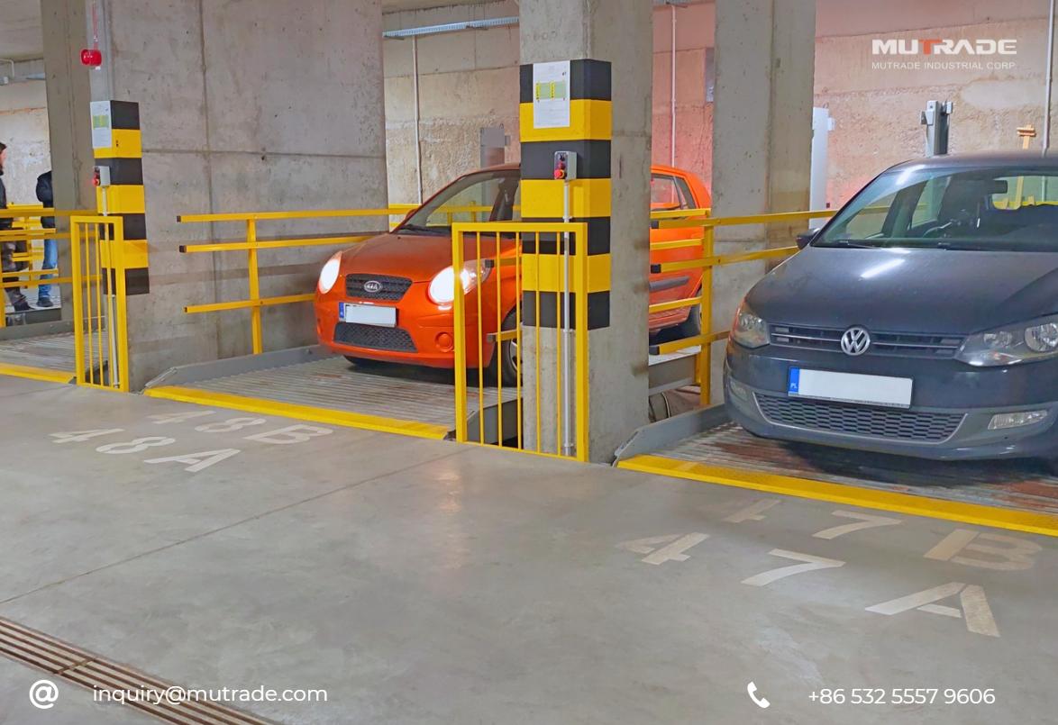 구덩이 주차 리프트 지하 2포스트