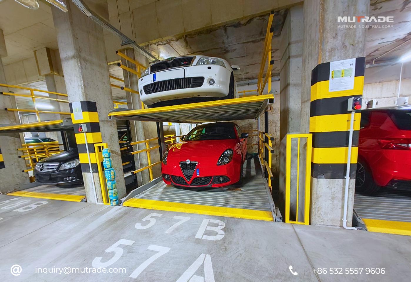 구덩이 주차 리프트 지하 2 포스트